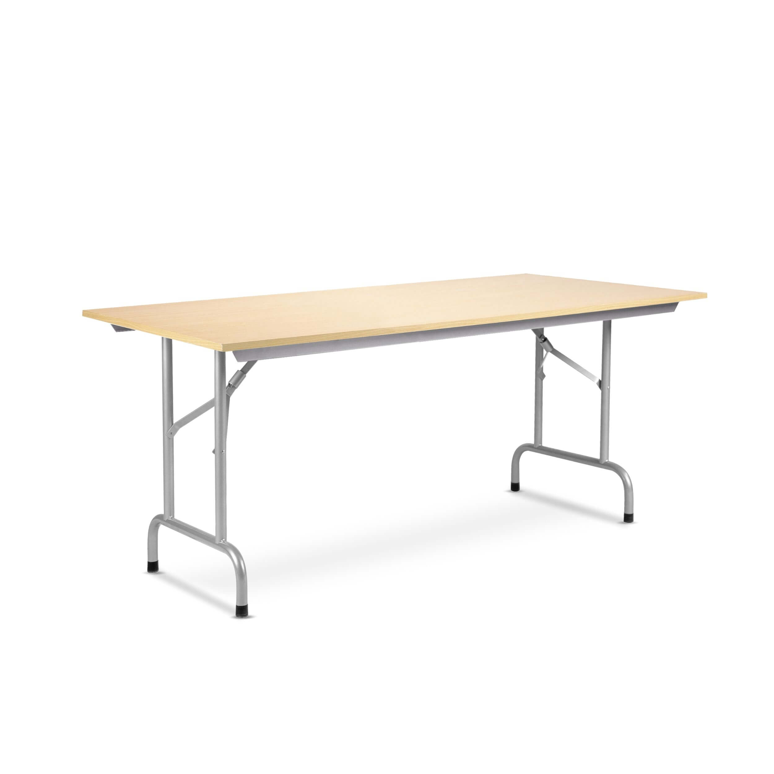 Tvirtas sudedamas stalas Rico-3 180x80 cm su stalviršiu iš drožlių plokštės.