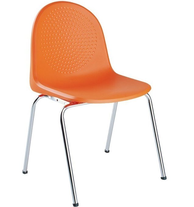 Konferencinė kėdė Amigo chrome iš plastiko.