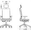 Ergonominė kėdė Belite 3213 su sinchroniniu mechanizmu.