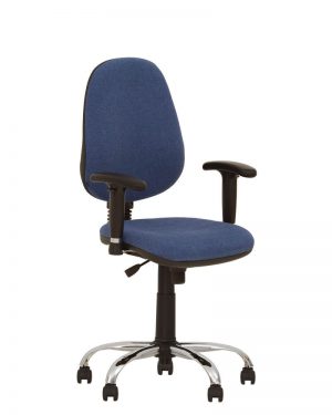 Biuro kėdė Galant GTR steel chrome su reguliuojamais porankiais.