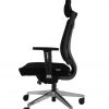 Ergonominė kėdė Genius HRU su galvos bei nugaros atrama, tvirto tinkliuko atlošu.