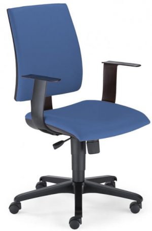 Ergonominė kėdė Intrata O-12-GTP36-AN su stabiliais porankiais.