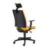 Ergonominė kėdė Intrata O-12-HRU-R20N-AN su gobelenu apmuštais atlošu ir sėdyne.