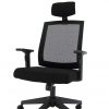 Ergonominė biuro kėdė Mexico HRU su gražiai pintu tinkleliu bei galvos atrama.