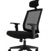 Ergonominė biuro kėdė Mexico HRU su gražiai pintu tinkleliu bei galvos atrama.