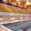 Stadiono kėdžių Omega High Back išdėstymas salėje