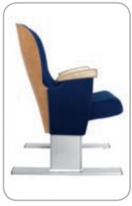 Chair Oscar with mobile sled-base armchair