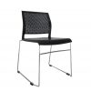 Visitor chair Oslo chrome click
