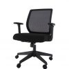 Ergonominė kėdė Polaris su tinklelio atlošu, reguliuojamais porankiais.