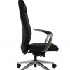 Natūralios odos ergonominė kėdė Portland HRU su atrama galvai.
