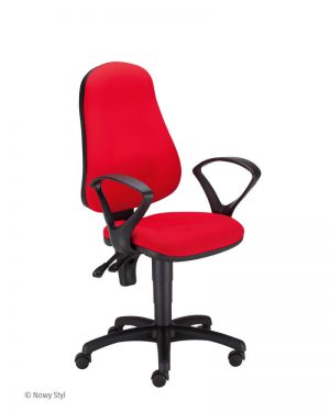 Ergonominė kėdė Punkt ergo GTP47 su kokybišku gobelenu aptrauktais sėdyne ir atlošu.