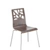 Cafe chair Verbena with metal legs