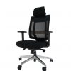 Ergonominė kėdė Waxholm HRU su tvirto tinkliuko atlošu, kokybišku audiniu aptraukta sėdyne.