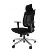 Ergonominė kėdė Waxholm HRU su tvirto tinkliuko atlošu, kokybišku audiniu aptraukta sėdyne.