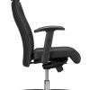 Ergonominė kėdė Neo Lux R1B ST04-POL su natūralios odos atlošu ir gobelenu.