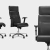 Ergonominė kėdė neo Lux R1B ST04-POL su galvos atrama
