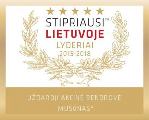 Stronger in Lithuania leaders 2015-2018