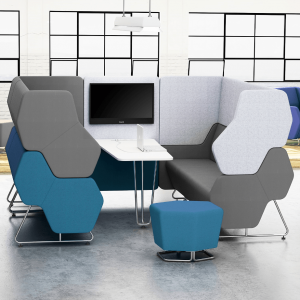 Acoustic furniture system Hexa