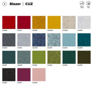 Blazer finishes