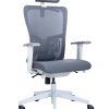 Ergonominė kėdė Rivö HRU white su baltu rėmu.