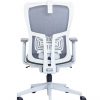 Ergonominė kėdė Rivö HRU white su baltu rėmu.