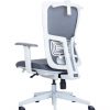 Ergonominė kėdė Rivö HRU white su baltu rėmu.