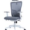 Ergonominė kėdė Rivö HRU white su baltu rėmu.
