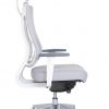 Ergonominė kėdė X-trans white HRU su chromuota baze