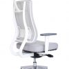Ergonominė kėdė X-trans white HRU su chromuota baze