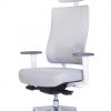 Ergonominė kėdė X-trans white HRU su chromuota baze