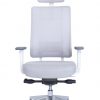 Ergonominė kėdė X-trans white HRU su chromuota baze