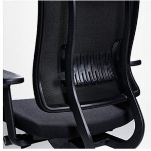 Ergonominė kėdė X-trans white su reguliuojama juosmens atrama.