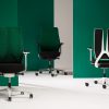 Ergonominė kėdė Denuo su 3D gobeleno atlošu.