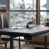Ergonominė kėdė Xilium ir vadovo darbo stalas eRange