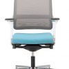 Ergonominė kėdė Xilium mesh white su 4D porankiais