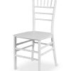Banketinė kėdė Chiavari sidabrinė