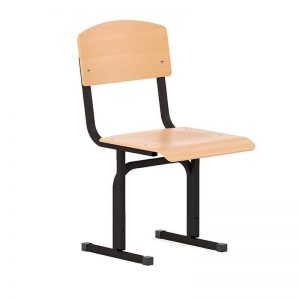 School chair E-274 with metal frame