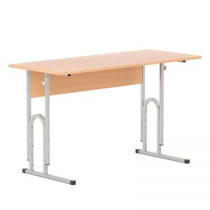 Double adjustable school desk E-174