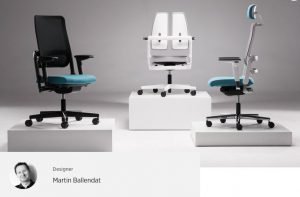 Ergonominė Xilium kėdė- dizaineris M.Ballendat.