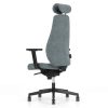 Ergonominė kėdė Bjarg su gobelenu ir reguliuojama atrama galvai