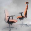 Ergonominė kėdė Bjarg su ir be atramos galvai