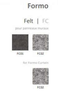 Formo wall panel- finishes.