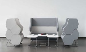 Hexa modular seating line
