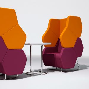 Hexa modular seating line.