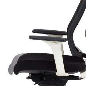 Ergonomic chair Promax Plus HRU with seat depth adjustment system.