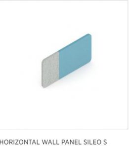 Sileo S horizontal wall panel
