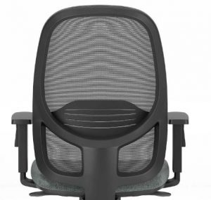 Ergonominė kėdė Eggy Mesh turi reguliuojamą nugaros atramą.