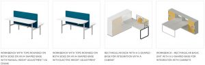 Play and work office furniture.