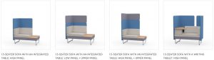 Play and work office furniture.