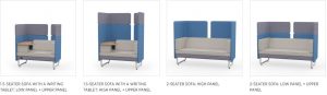 Play and work office furniture.